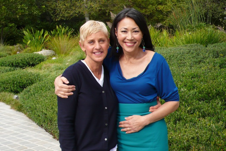 The star chatted with Ann Curry at her home in L.A.