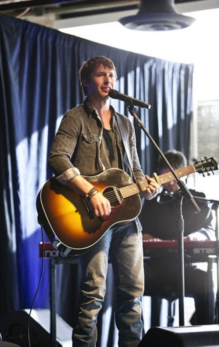 James Blunt performs for TODAY.
