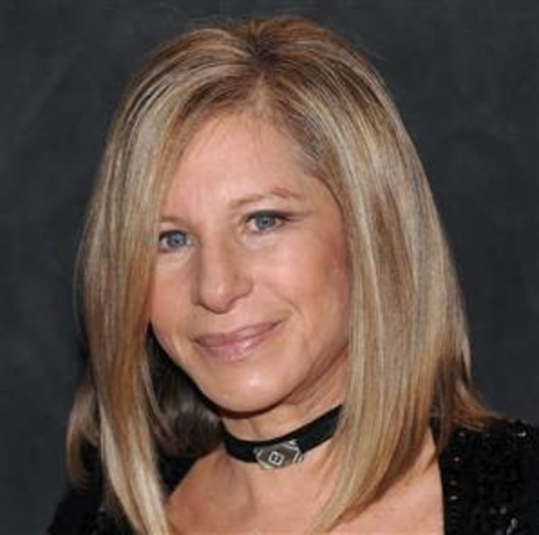 Singer Barbra Streisand famously suffers from stage fright.