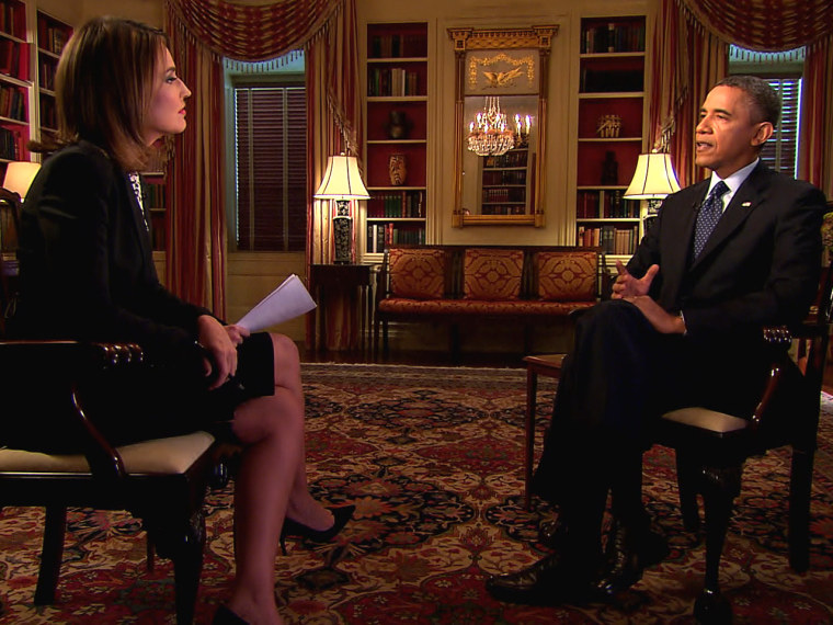 Savannah Guthrie interviews President Obama.