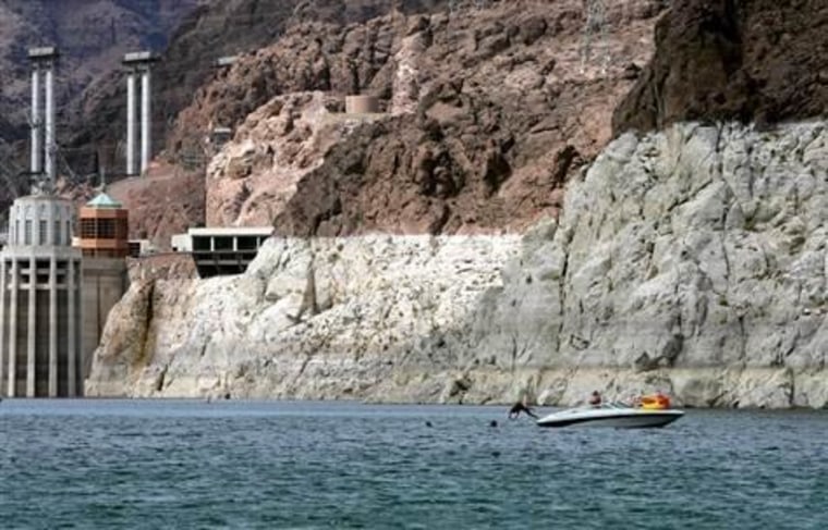 A drought and overdrawing of water along the Colorado River system have left