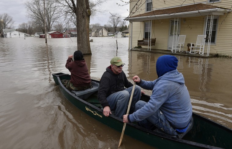 Downpour slams Indiana as storm system heads for East Coast