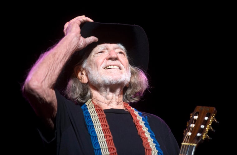 Can you picture Willie Nelson flying off a skateboard ramp in a shopping cart? Probably not.