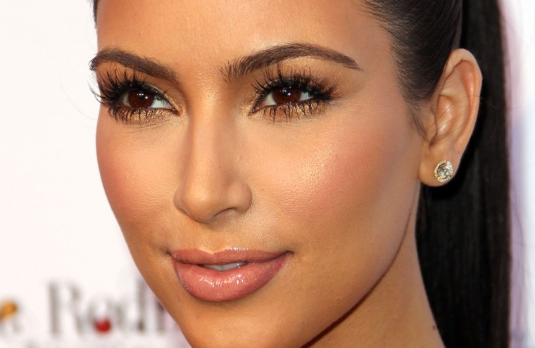 That face! Kim Kardashian wowed Bret Michaels with her beauty.