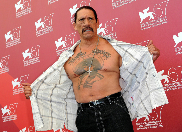 Danny Trejo has something to get off his chest in Venice.