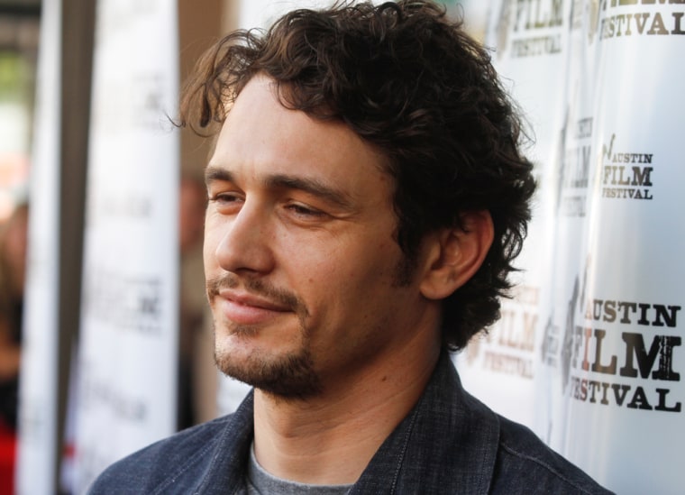 Actor James Franco was shooting the film \"127 Hours\" while also taking classes at NYU.