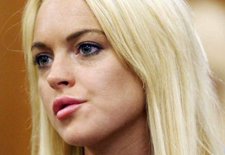 The wheels are turning again in Lindsay Lohan's Twitter universe.