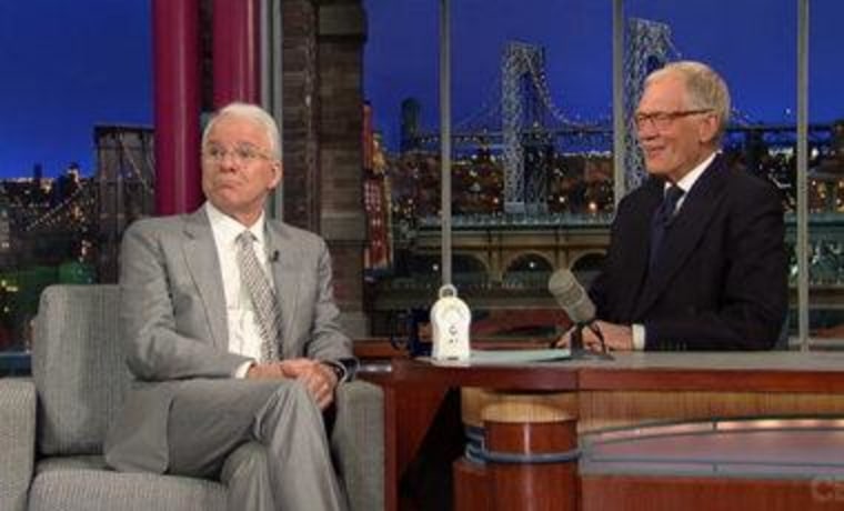 Steve Martin opens up to David Letterman about baby daughter