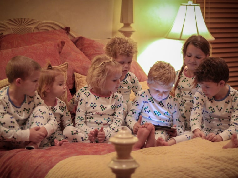 Kids wearing Smart PJs