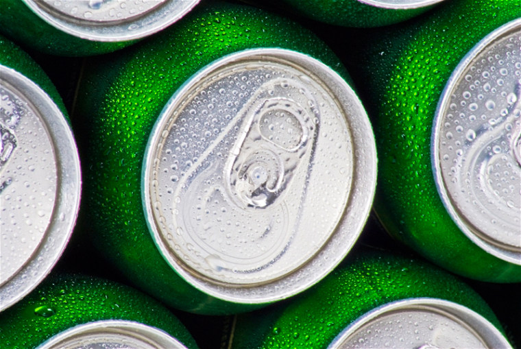 Droplets of condensation on a chilly can are a signal that the temperature inside is rising.