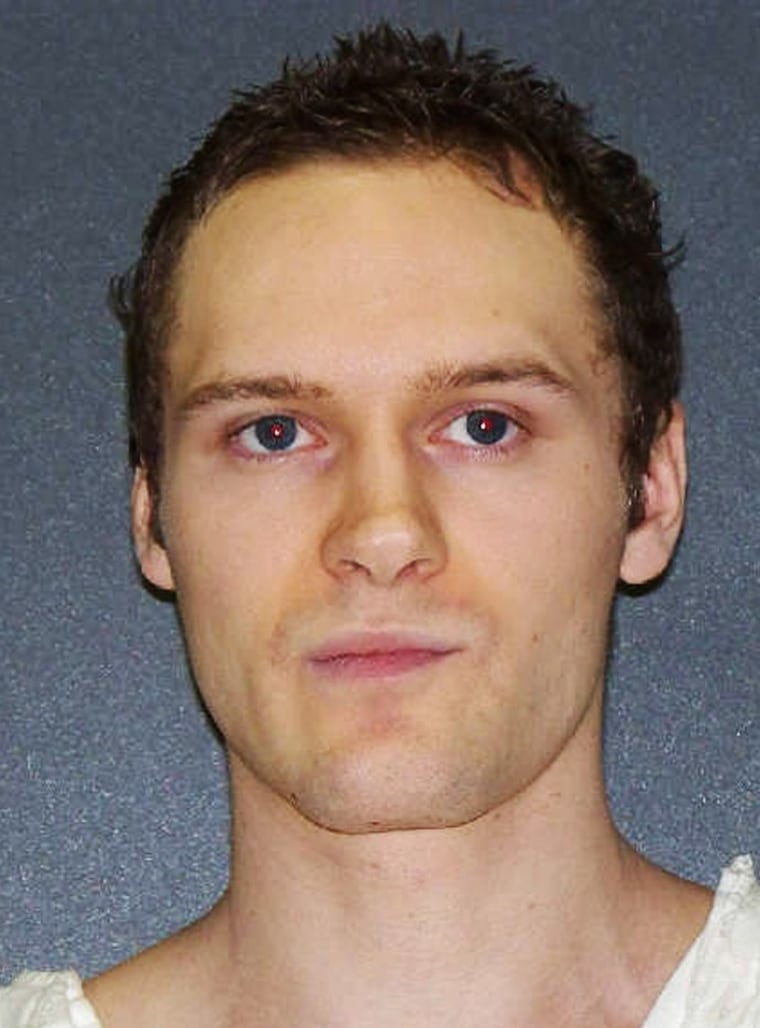 This undated photo provided by the Texas Department of Criminal Justice shows Richard Cobb. Cobb is set for lethal injection Thursday evening, April 25, 2013 in Huntsville, Texas for the slaying of 37-year-old Kenneth Vandever.