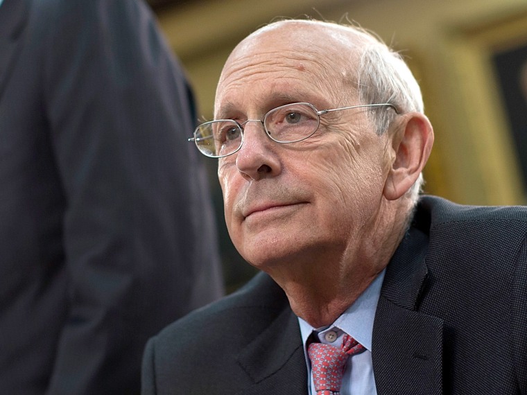 Supreme Court Justice Stephen Breyer at a March 14 congressional hearing.