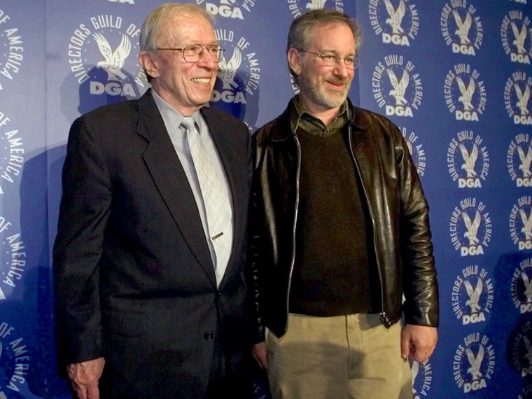 Jack Shea with Steven Spielberg