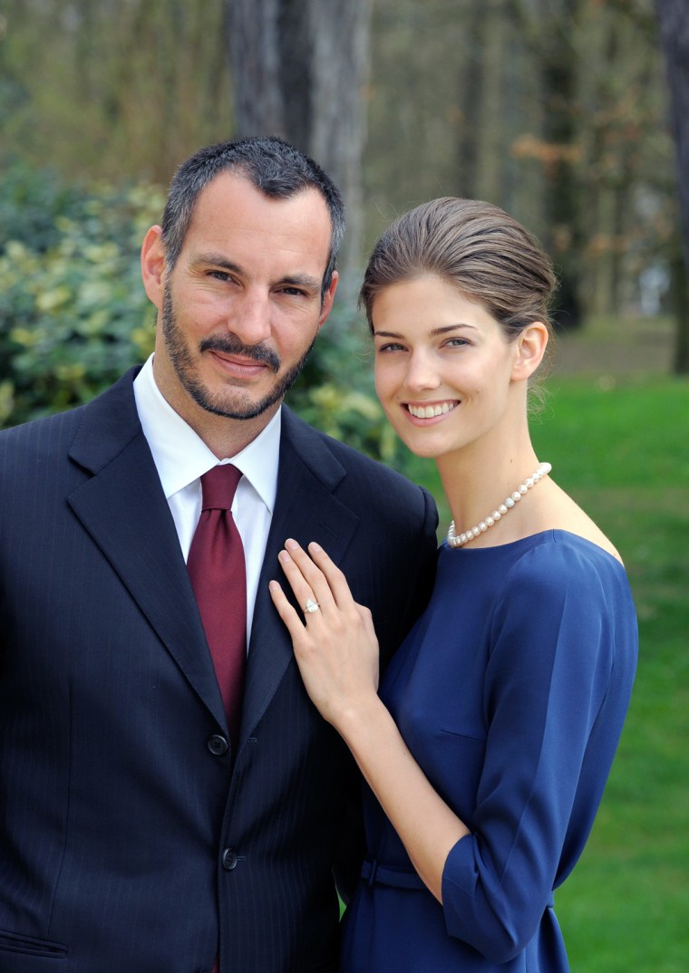 Model Kendra Spears and her fiance, Prince Rahim Aga Khan.