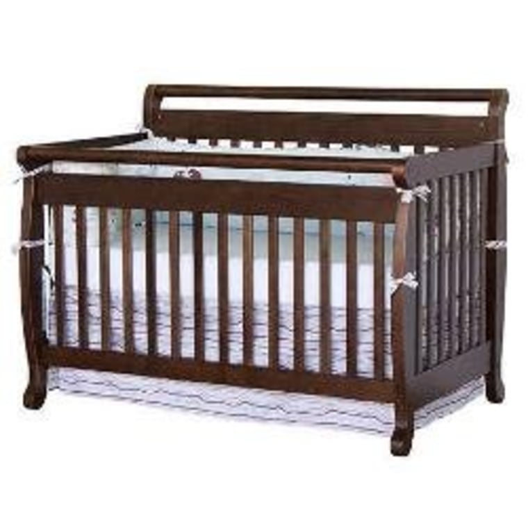 Convertible cribs like the DaVinci Emily can be turned into toddler beds, daybeds, and full-size beds as a child grows.