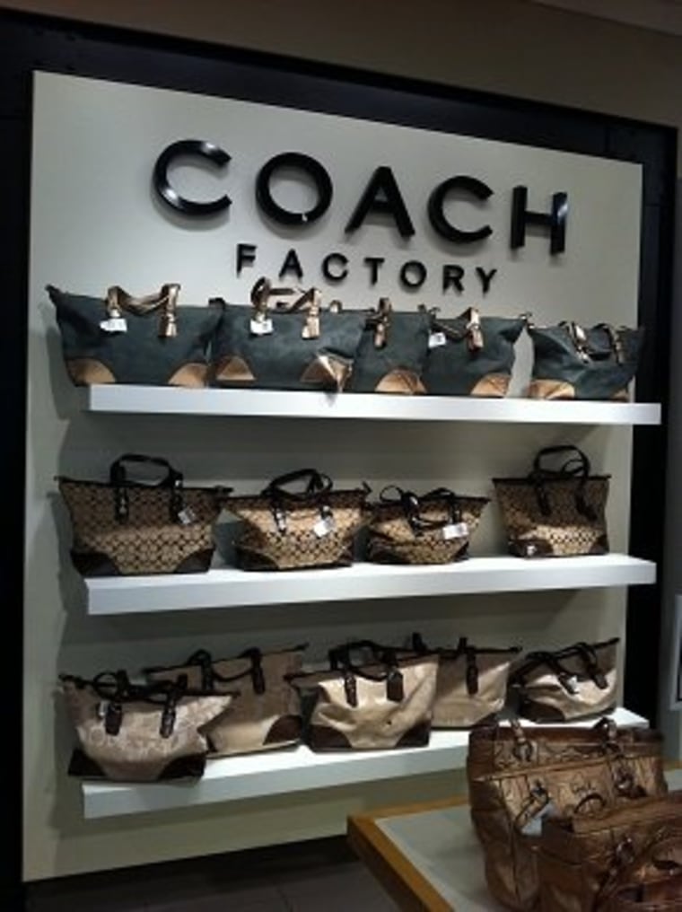 Coach bags can be 44 percent cheaper at the outlet