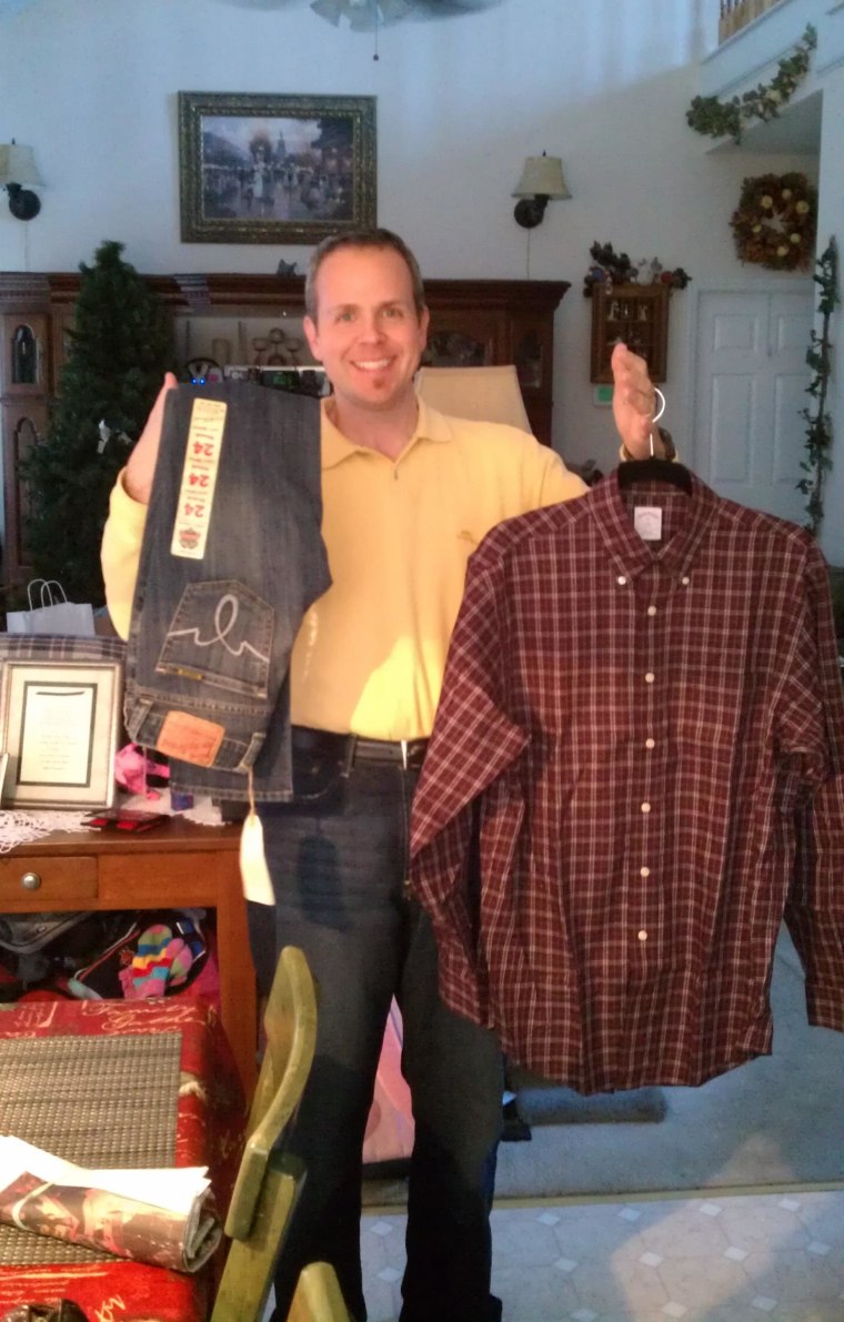 Brad Williams shows off his Black Friday loot.