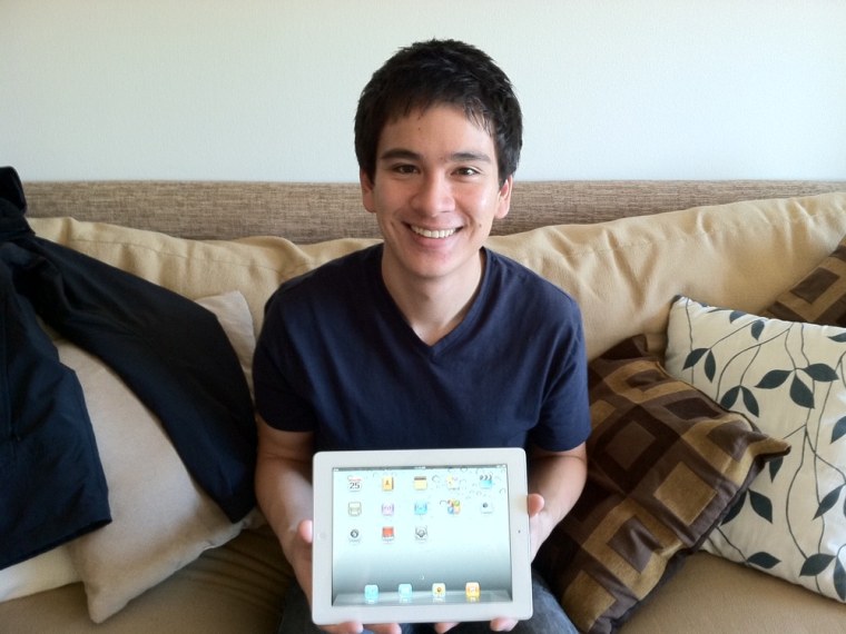 Nathan Luna grabbed an iPad for $454.