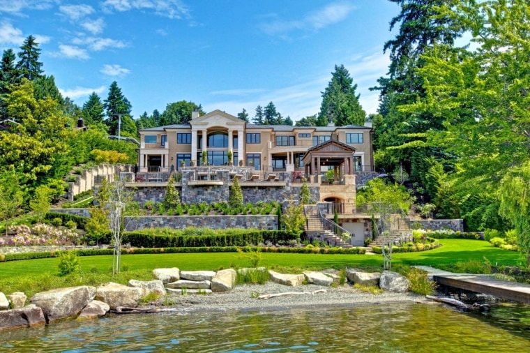 This palace-like estate on Mercer Island is the most expensive piece of real estate in the Seattle area.