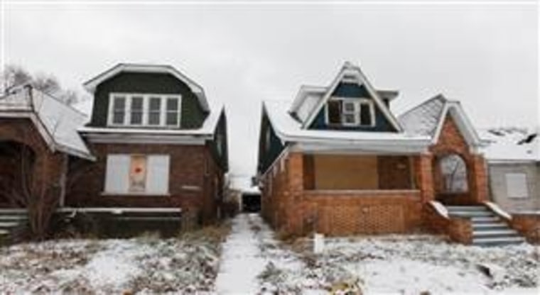 So many homes in Detroit are vacant that wrecking crews have been knocking them down.