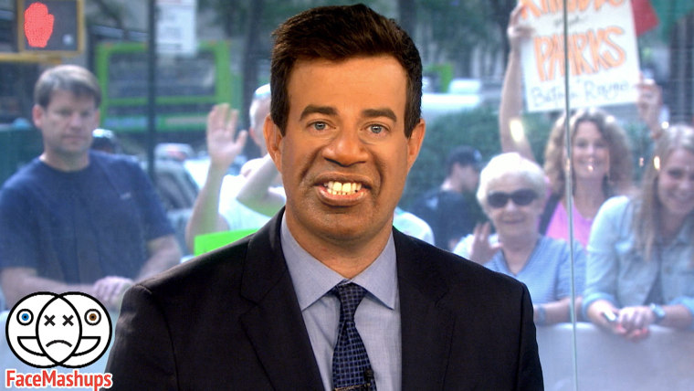 Al Roker and Carson Daly got the FaceMashup treatment.