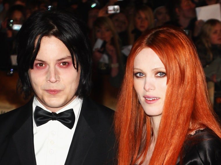 Jack White and Karen Elson in 2008.