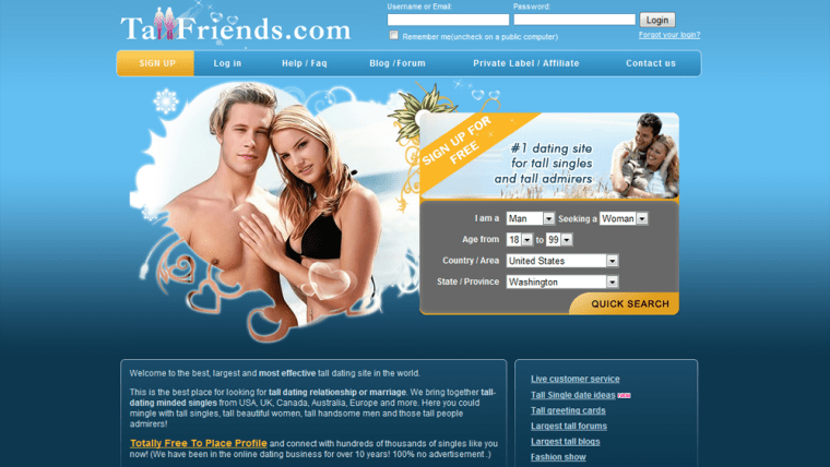 TallFriends.com