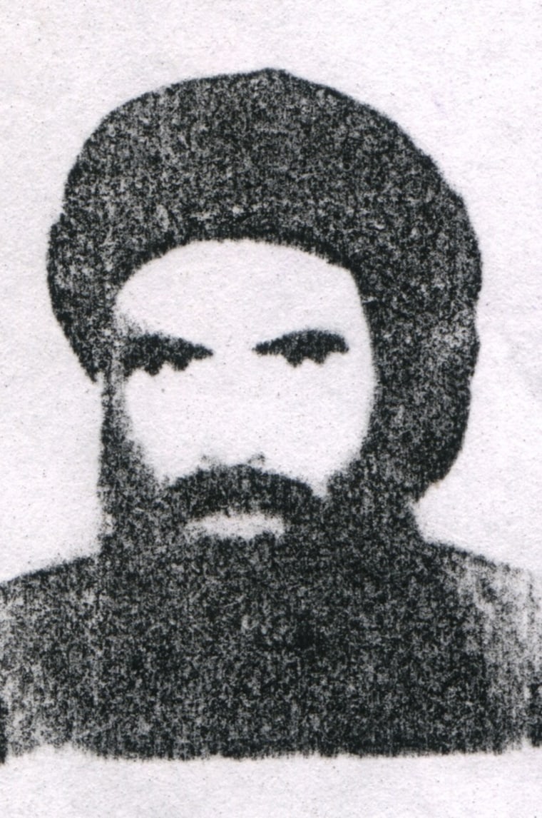A file photo of Mullah Omar, head of the Taliban.