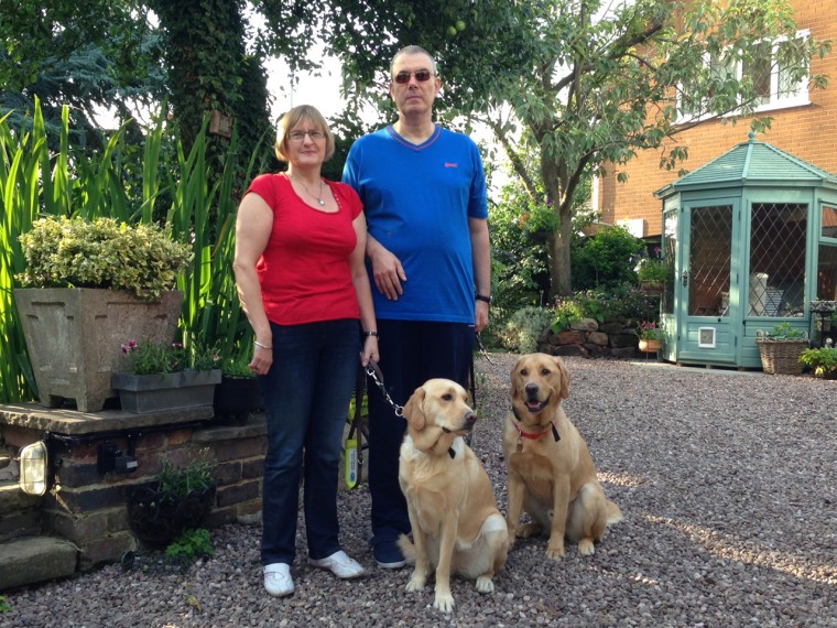Claire Johnson, 50, and Mark Gaffey, 52 fell in love soon after their dogs Rodd and Venice did. The couple are planning to get married next spring.