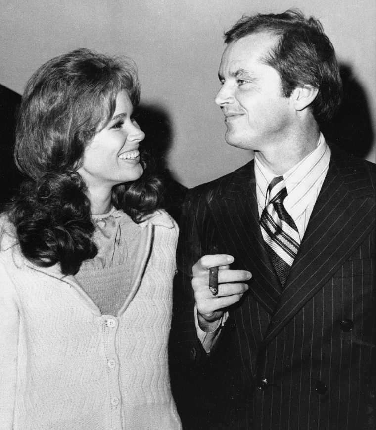 Jack Nicholson, right, and co-star Karen Black appear together at New York's Philharmonic Hall to attend the premiere of their new film \"Five Easy Pie...