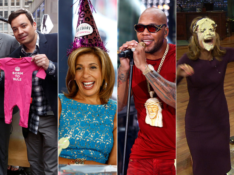 From Fallon to Flo Rida, Friday was full of big moments for TODAY.
