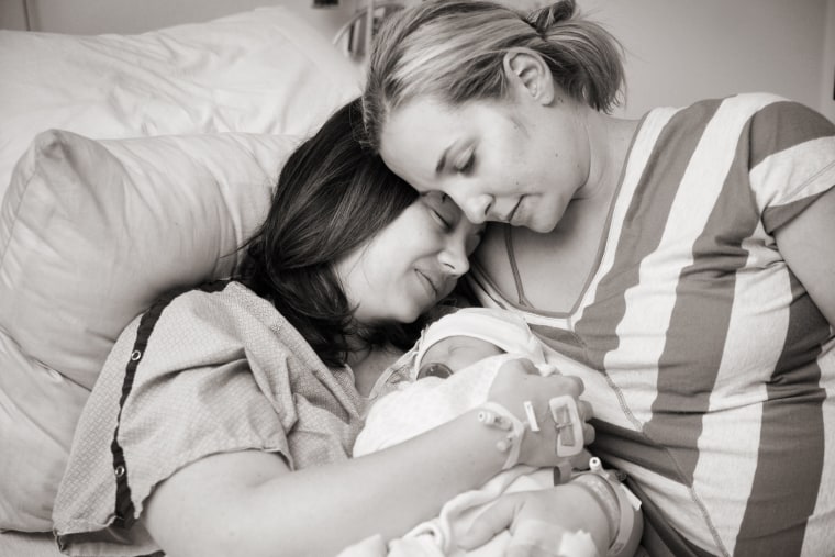 Jennifer Irwin, left, and Heather Gwinup