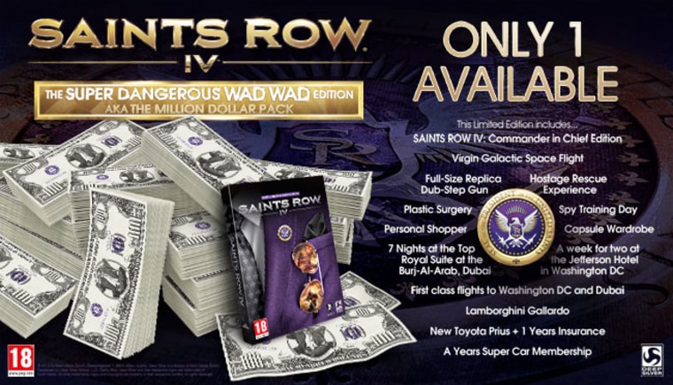\"Saints Row IV: Super Dangerous Wad Wad Edition\"