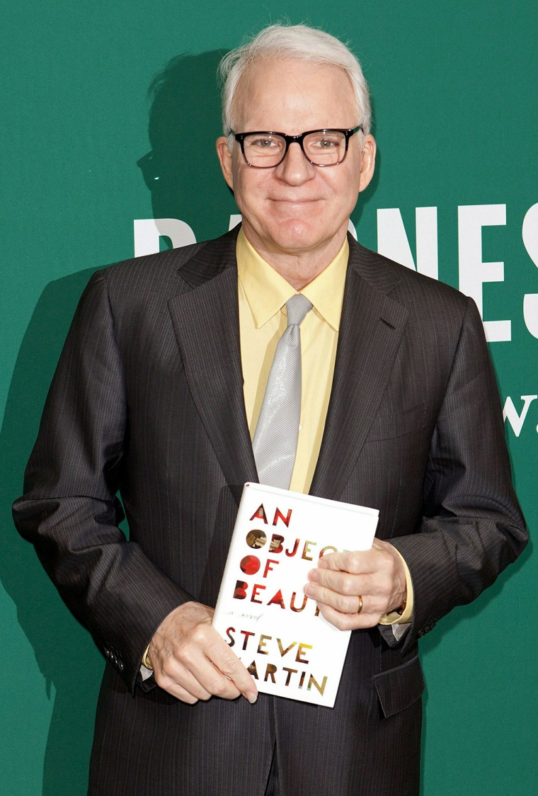 NEW YORK - NOVEMBER 23:  Actor Steve Martin promotes \"An Object Of Beauty\" at Barnes & Noble Union Square on November 23, 2010 in New York City.  (Pho...