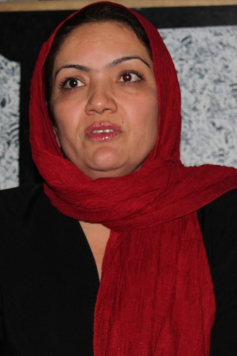 Afghan lawmaker, Fariba Ahmadi Kakar who was kidnapped by the Taliban on the weekend.