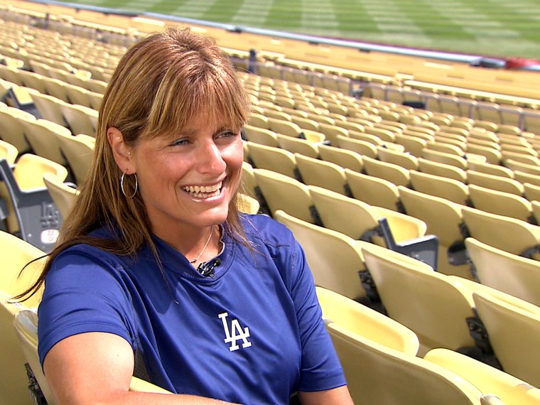 Now in her second year with the Los Angeles Dodgers, Sue Falsone has become a trailblazer as the first female head athletic trainer in major professional sports.