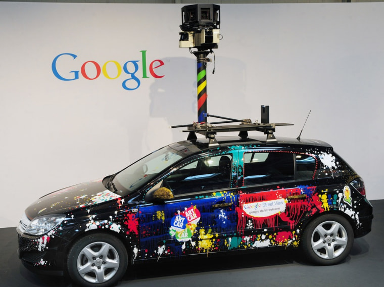 FILES - Picture taken on March 3, 2010 shows a Google street-view car with its camera, used to photograph whole streets, at the Google street-view sta...