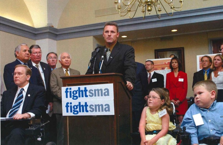 NFL Hall of Famer Howie Long on Capitol Hill at a FightSMA event to raise awareness for Spinal Muscular Atrophy.