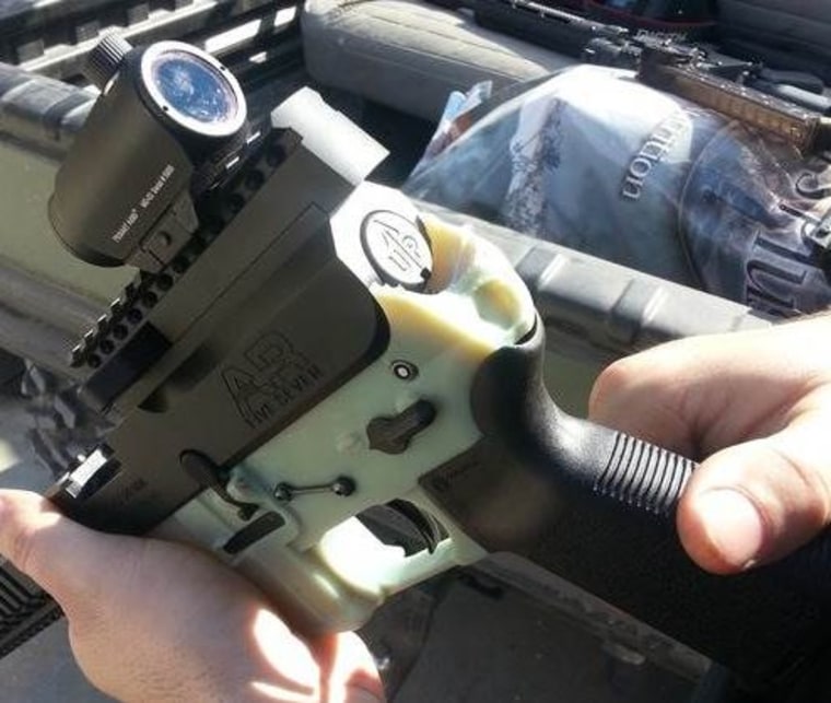 A 3D printer produced this gun, which managed to shoot six times before falling apart.