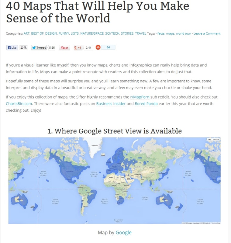 Maps And Graphs That Accurately Describe The World We Are Living