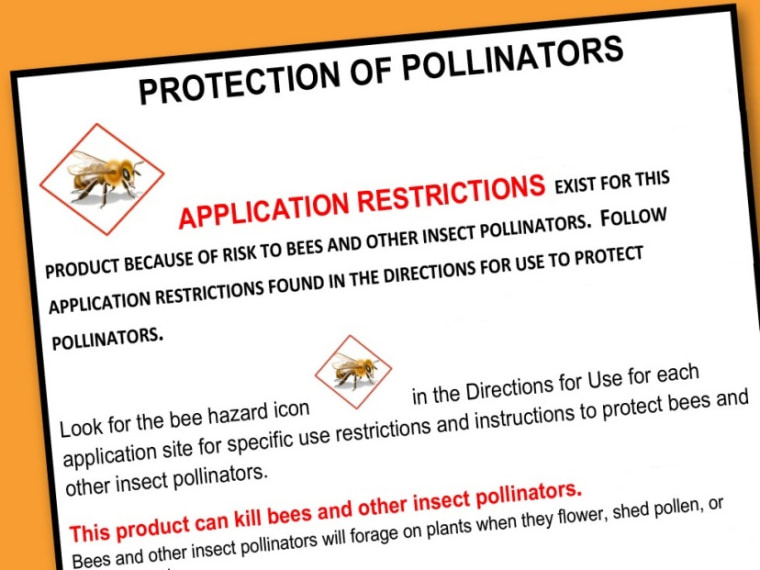 EPA issues new pesticide labels to warn about hazards to bees