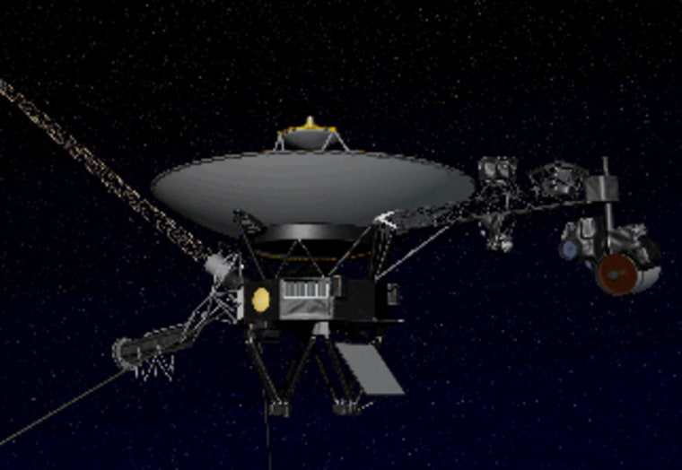 Voyager I probe illustration