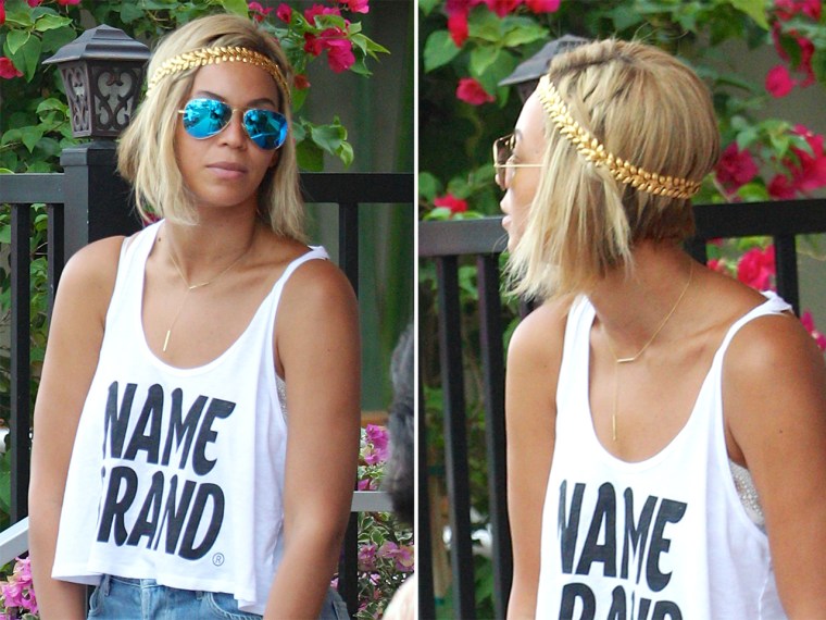 Beyonce's pixie is dust as she reveals new bob hairdo