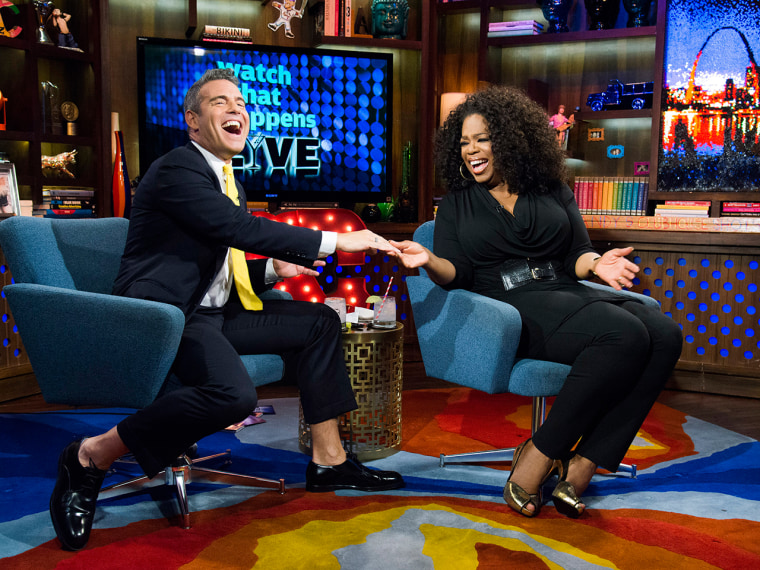 Image: Andy Cohen and Oprah Winfrey.