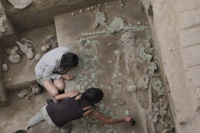 Image: Moche tomb