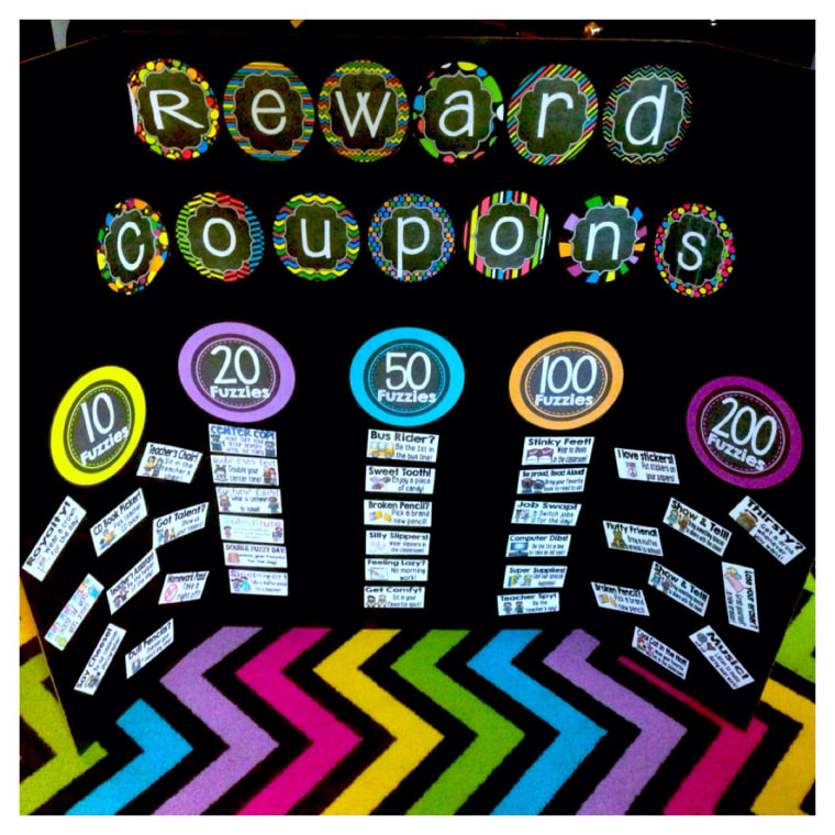 Student 'reward' coupons