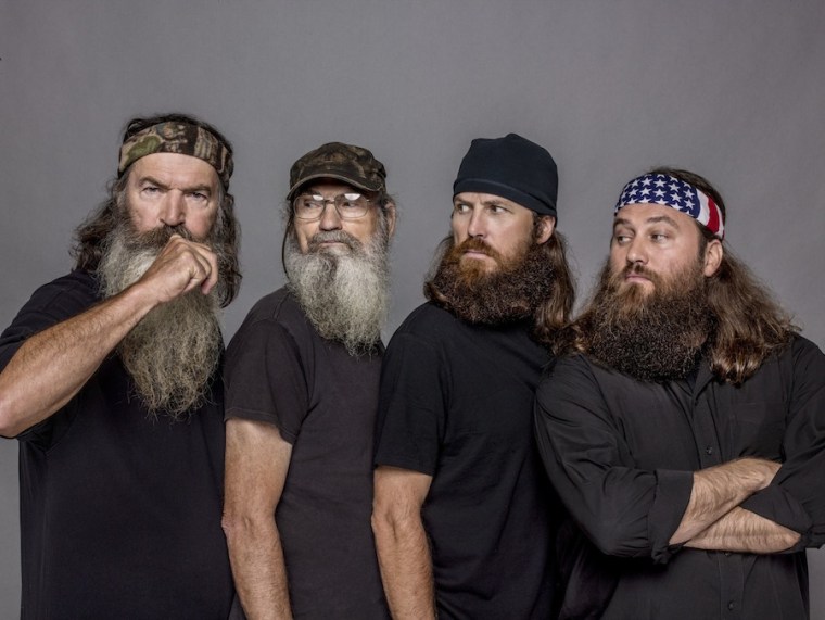 The men of \"Duck Dynasty:\" Phil, Si, Jase and Willie Robertson.