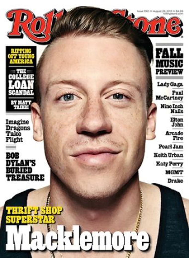 Macklemore on Rolling Stone