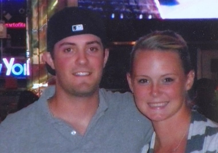 Christopher Lane with his girlfriend Sarah Harper