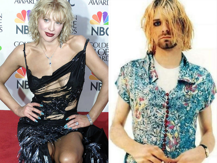 Courtney Love and Kurt Cobain